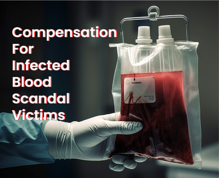 compensation for blood scandal victims