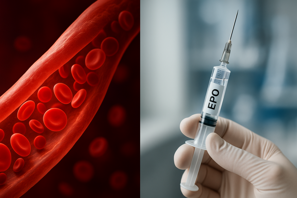 Erythropoietin versus blood products